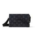 Louis Vuitton Steamer Men's Solid Color Classic Letter Printed Buckle Adjustable Shoulder Strap Coated Canvas with Cowhide Trim Shoulder Crossbody Bag Bags #75369
