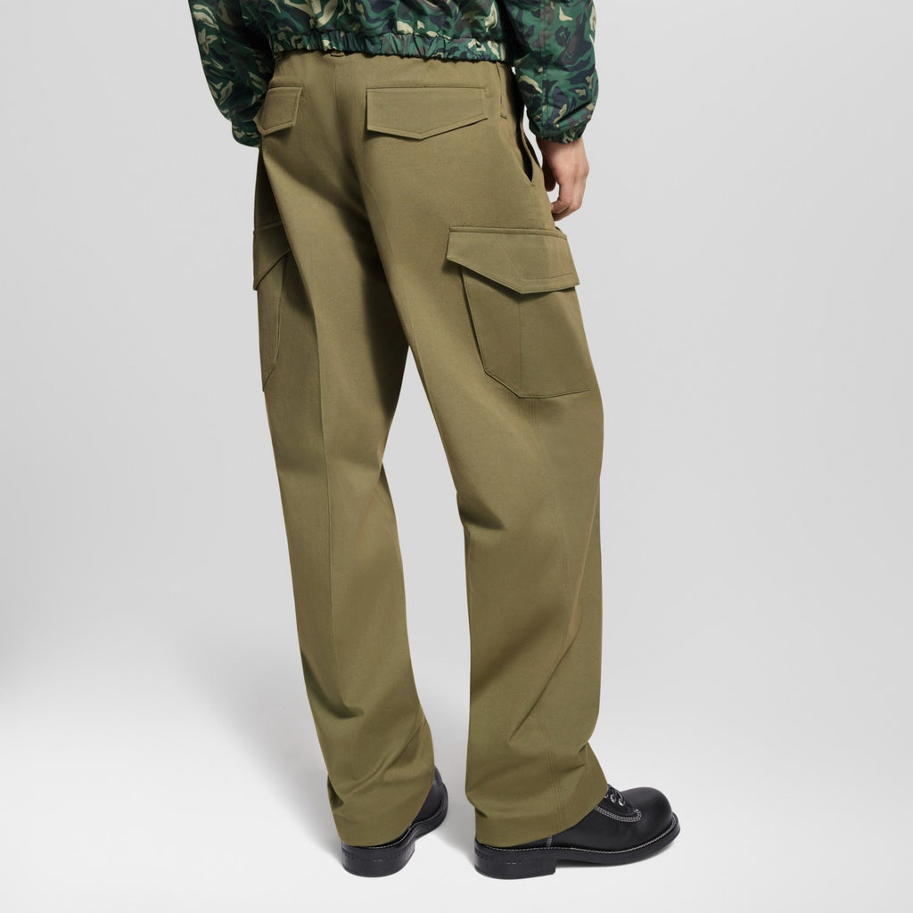 Louis Vuitton Men's Spring/Fall Fashion Casual Solid Color Cotton Twill Workwear Pants With Embroidery Pants #78875