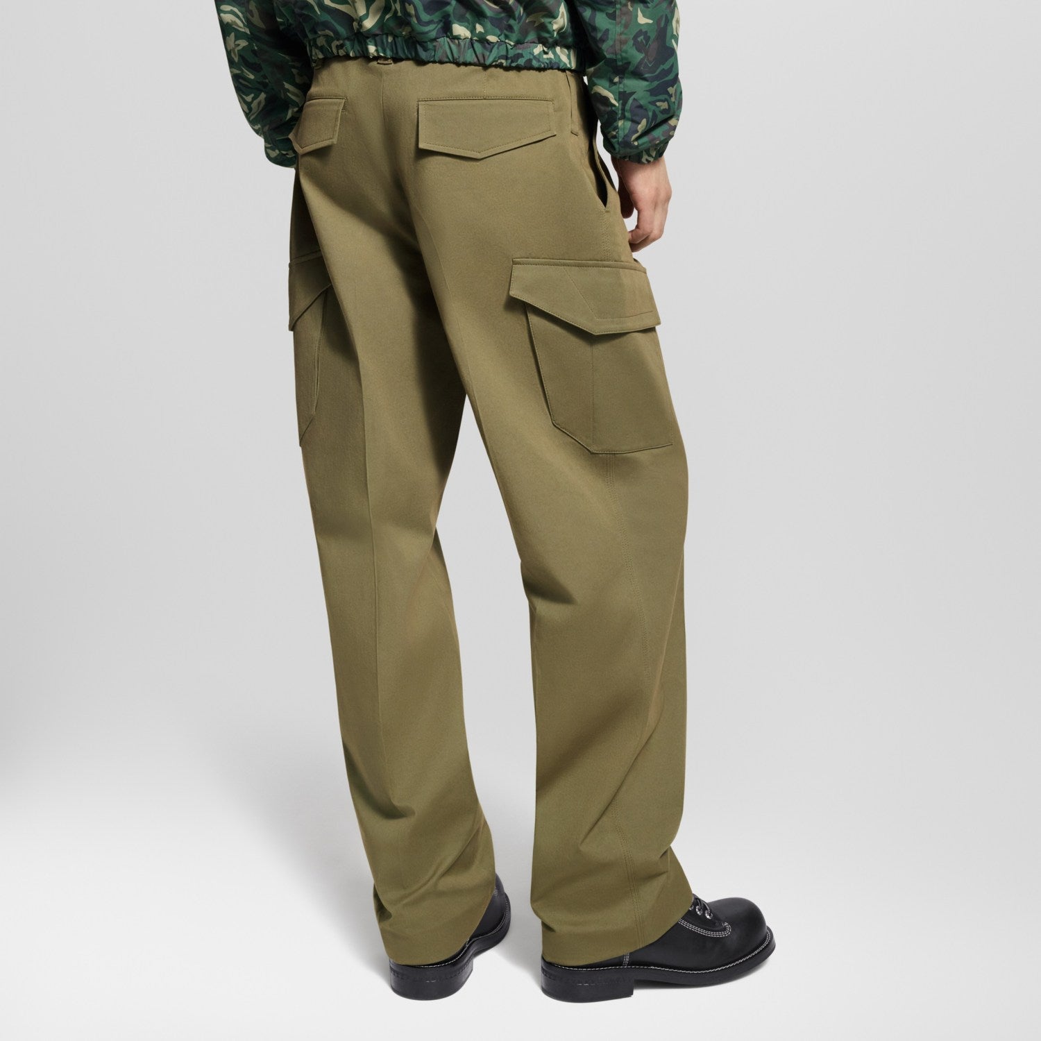 Louis Vuitton Men's Spring/Fall Fashion Casual Solid Color Cotton Twill Workwear Pants With Embroidery Pants #78875