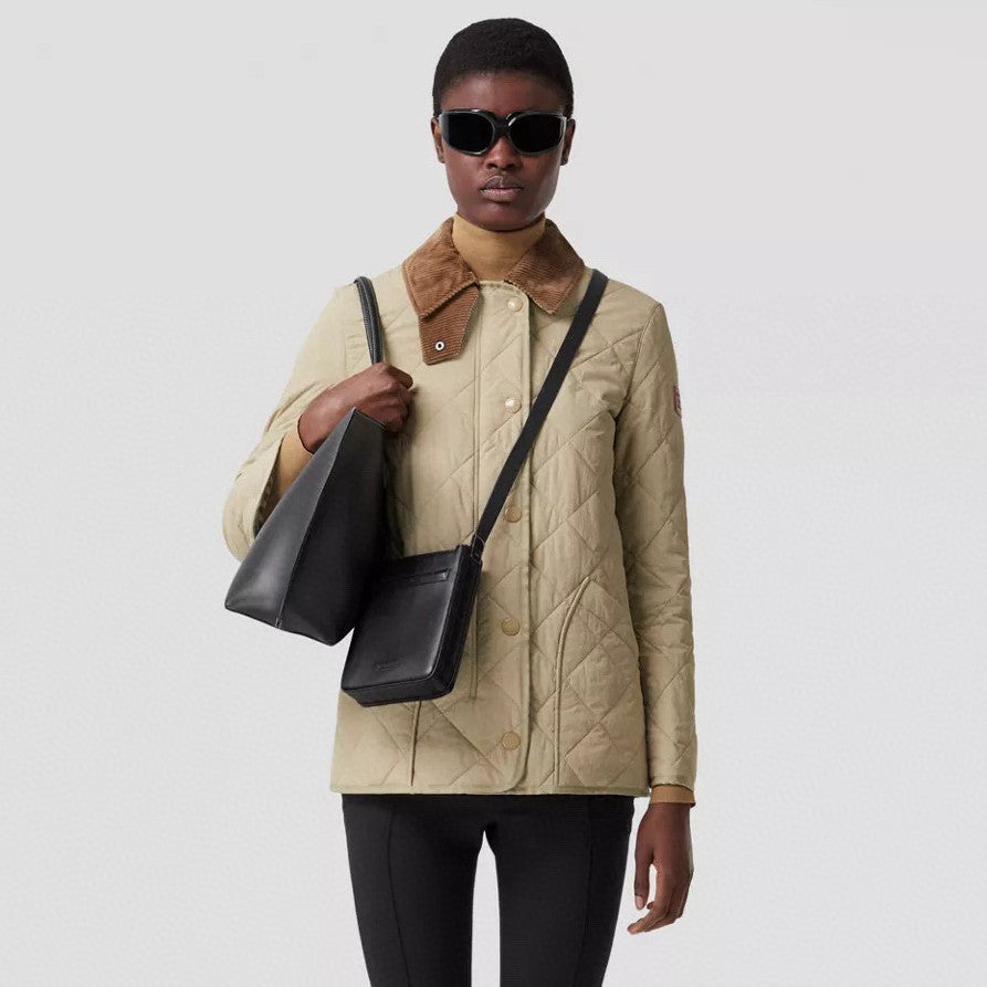 Burberry Women's Fashion Casual Solid Color Lapel Single Breasted Regular Fit Long Sleeve Jacket #79198