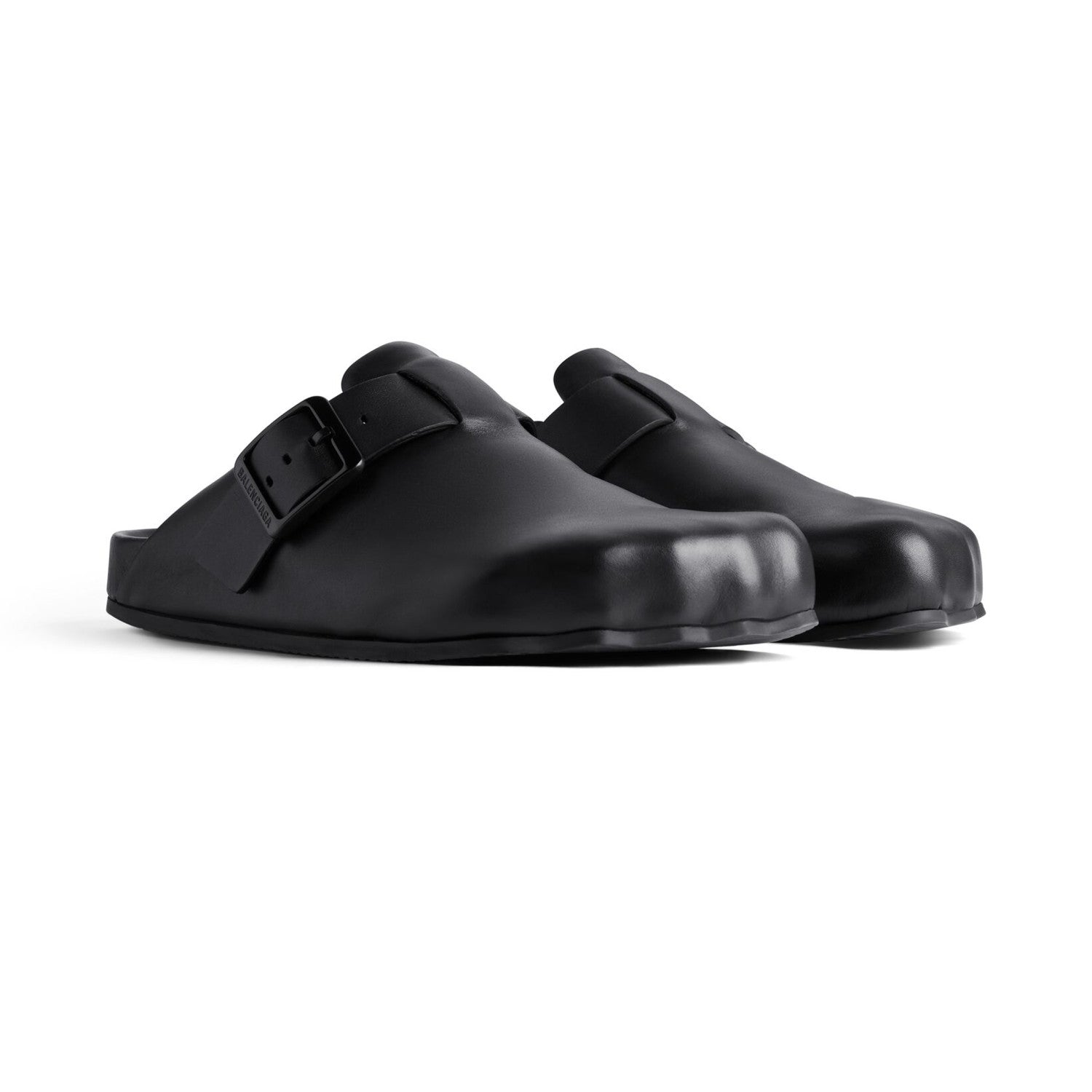 Balenciaga Sunday Men's Mueller Shoes Cowhide Flat Birkenstocks Cork Retro Solid Color Fashion Trend Casual Shoes Slippers Ngvp #1972