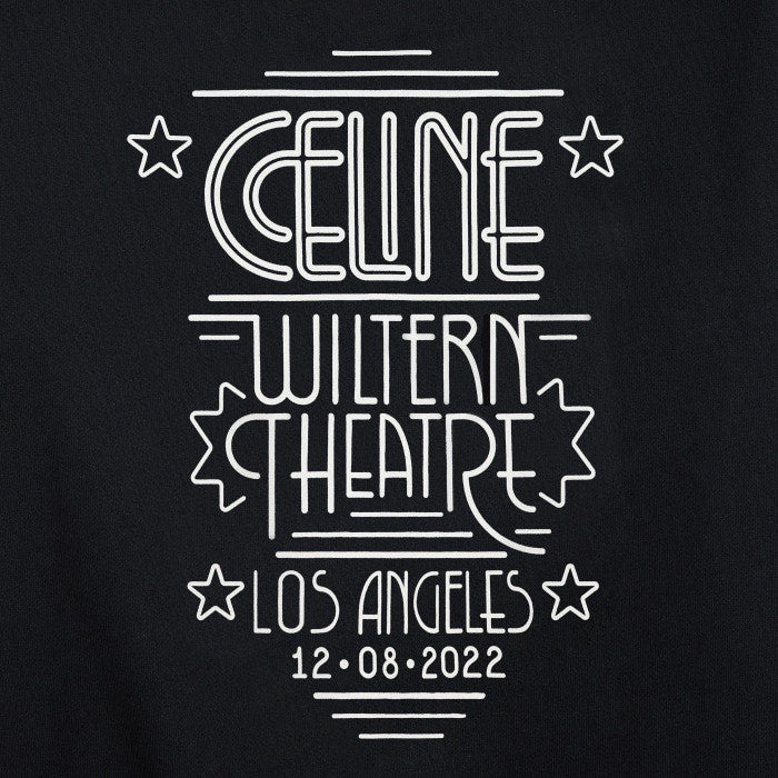Celine  WILTERN Black Printed Hooded Sweater #21896