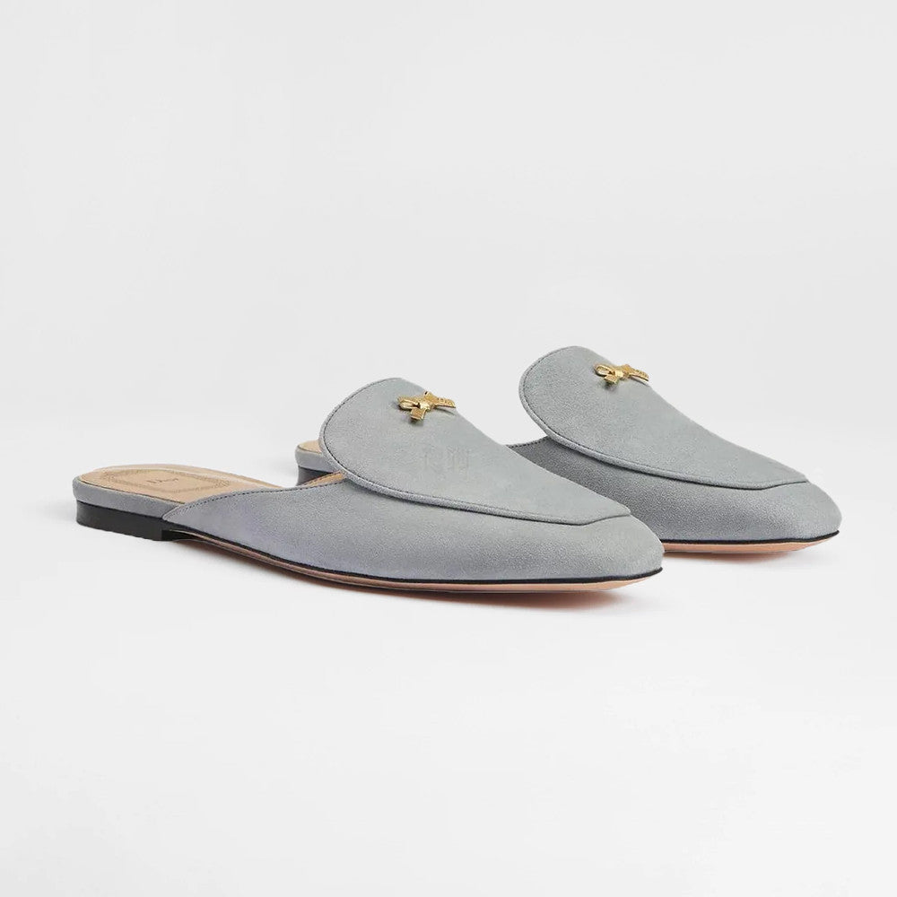 DIOR Baby Bow Mule Pistachio Suede Goatskin #377752