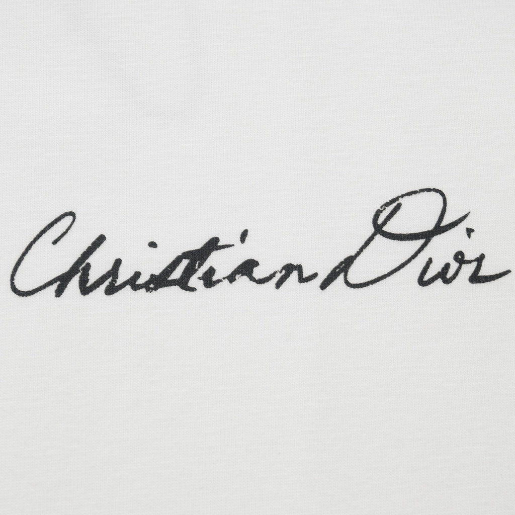 Dior Men's Summer Letter Logo Solid Colour Round Neck Cotton Short Sleeve T-Shirt #99457