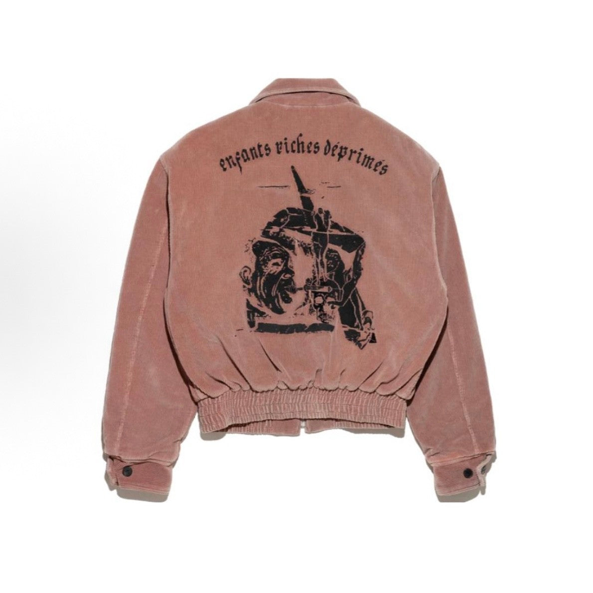 Enfants Riches Deprimes Men's Spring/fall Fashion Casual Lapel Zipper Embroidered Logo Print Drop Shoulder Long Sleeve Jacket #78544