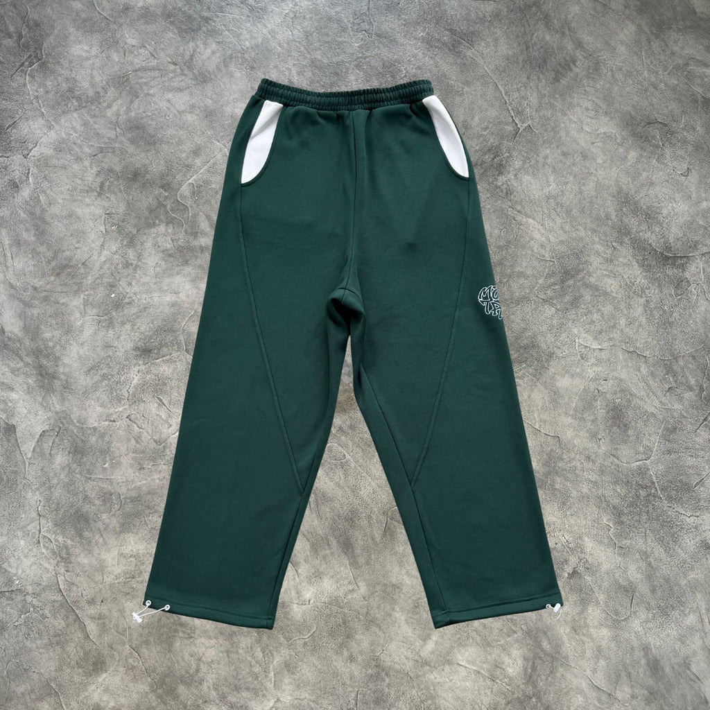 Mertra Colorblock Sports Tracksuit Green