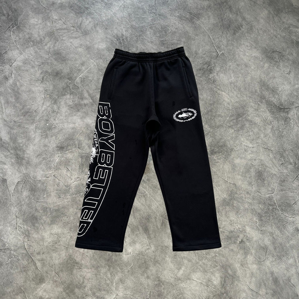 Corteiz BBK Royale Zip-Up Tracksuit Black
