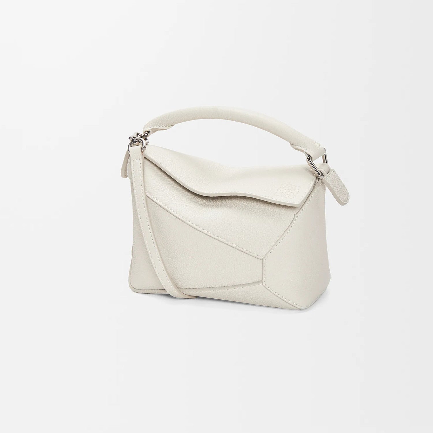 Loewe Women's Fashion Classic Solid Color Small Mini Soft Grained Cowhide Leather Puzzle Handbag Tote Shoulder Bag Bags A510P88X16-9567 #78731