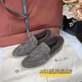 Loro Piana Summer Charms Walk Loafer Suede Moorland #334047