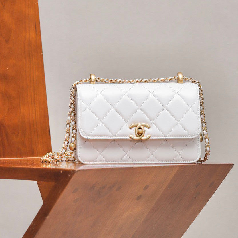 Chanel CF Women's Classic Fashion Solid Color Metal Logo Calfskin Handbag Crossbody Bag Bags #78196