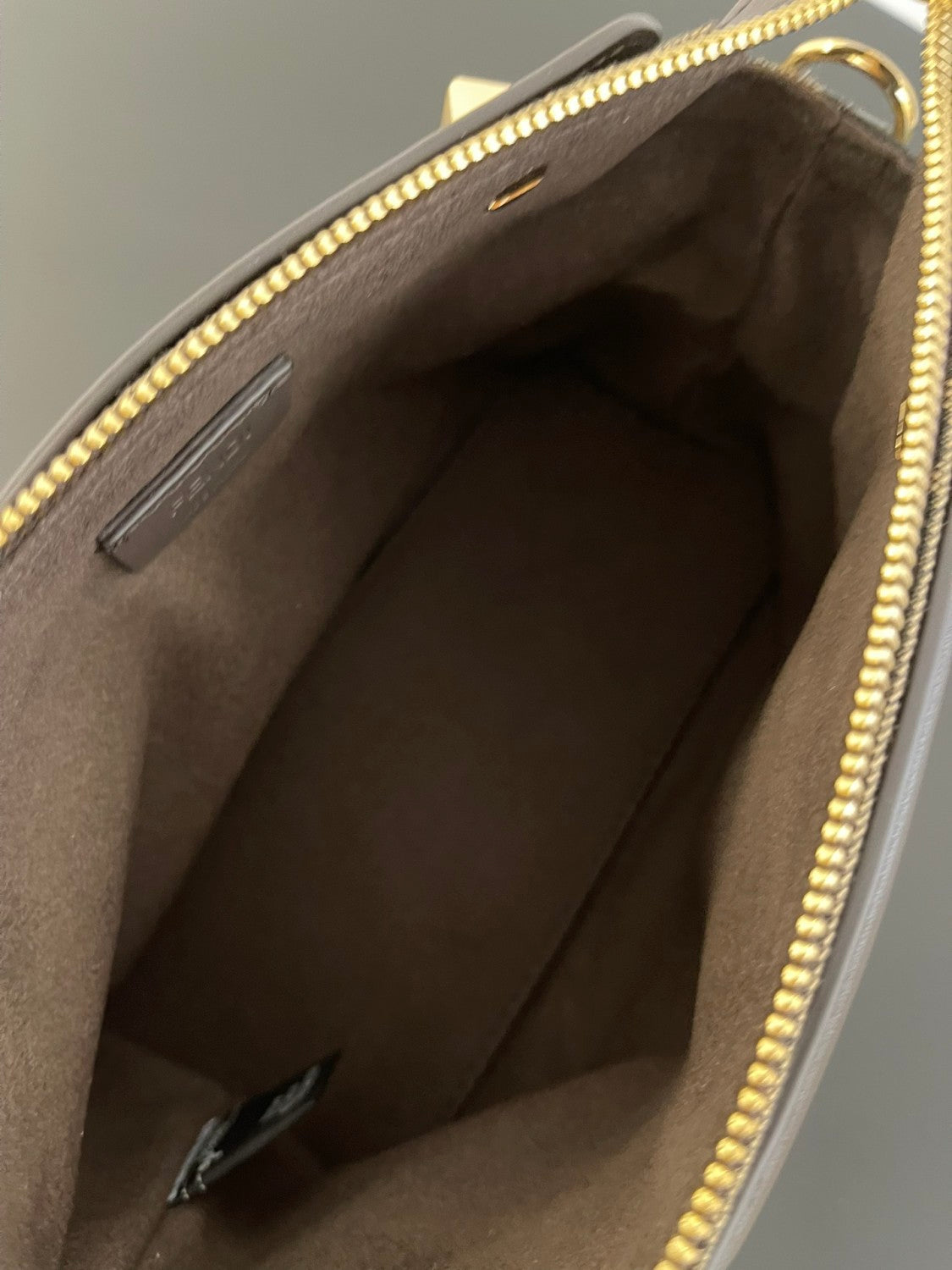 Fendi By The Way Soft Women's Adjustable Removable Shoulder Strap Solid Colour Brand Logo Cowhide Leather Single Shoulder Slanting Clutch Bag Bags #76953