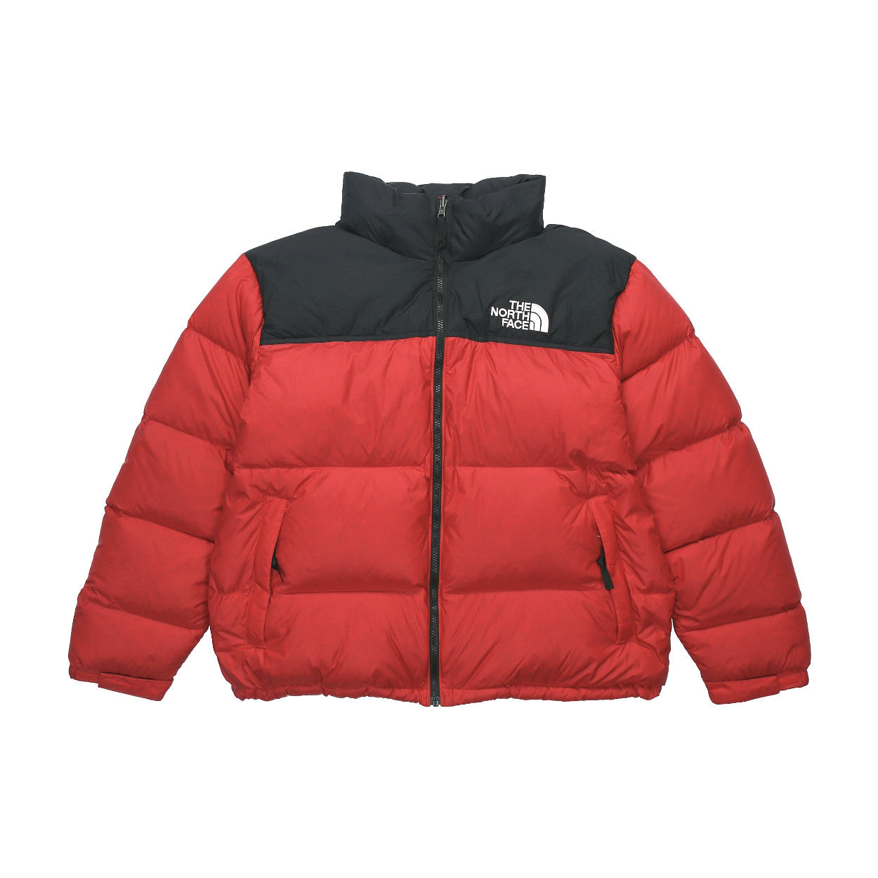 The North Face Men's And Women's Fall And Winter Color Blocking Goose Down Zipper Long Sleeve Down Jacket #76247