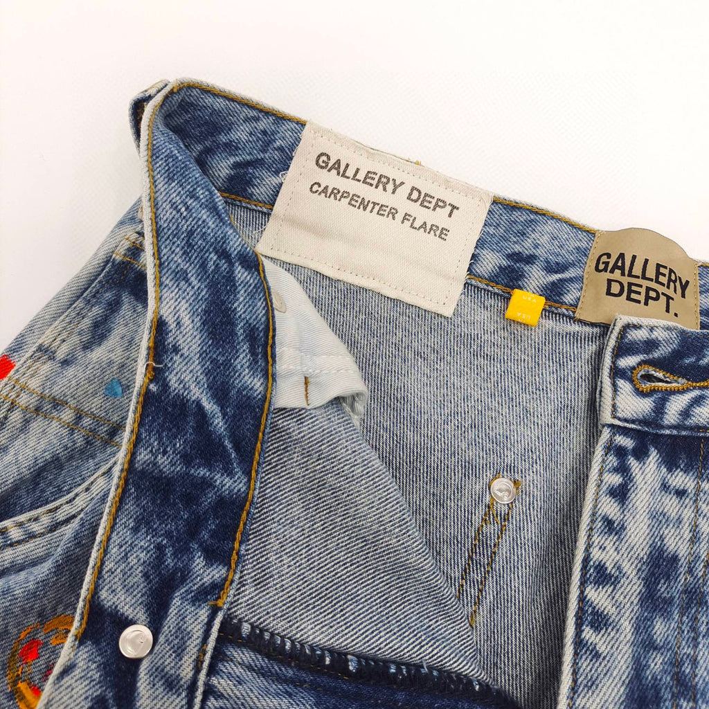 Gallery Dept Vintage Blue Spliced Jeans Pants #96557