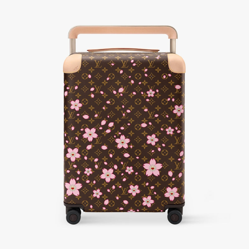 Louis Vuitton x Takashi Murakami Horizon Cherry Blossom Series 20-inch Luggage Coated Canvas Solid Color Travel Box Bag Bags M13788 #81581