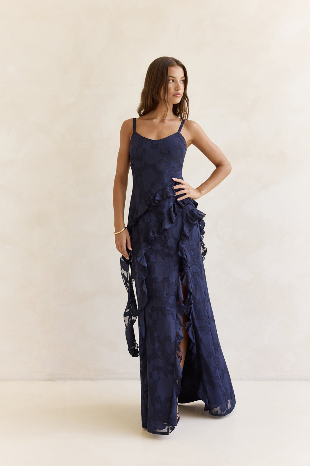 Urban Elegance Maxi Dress Navy