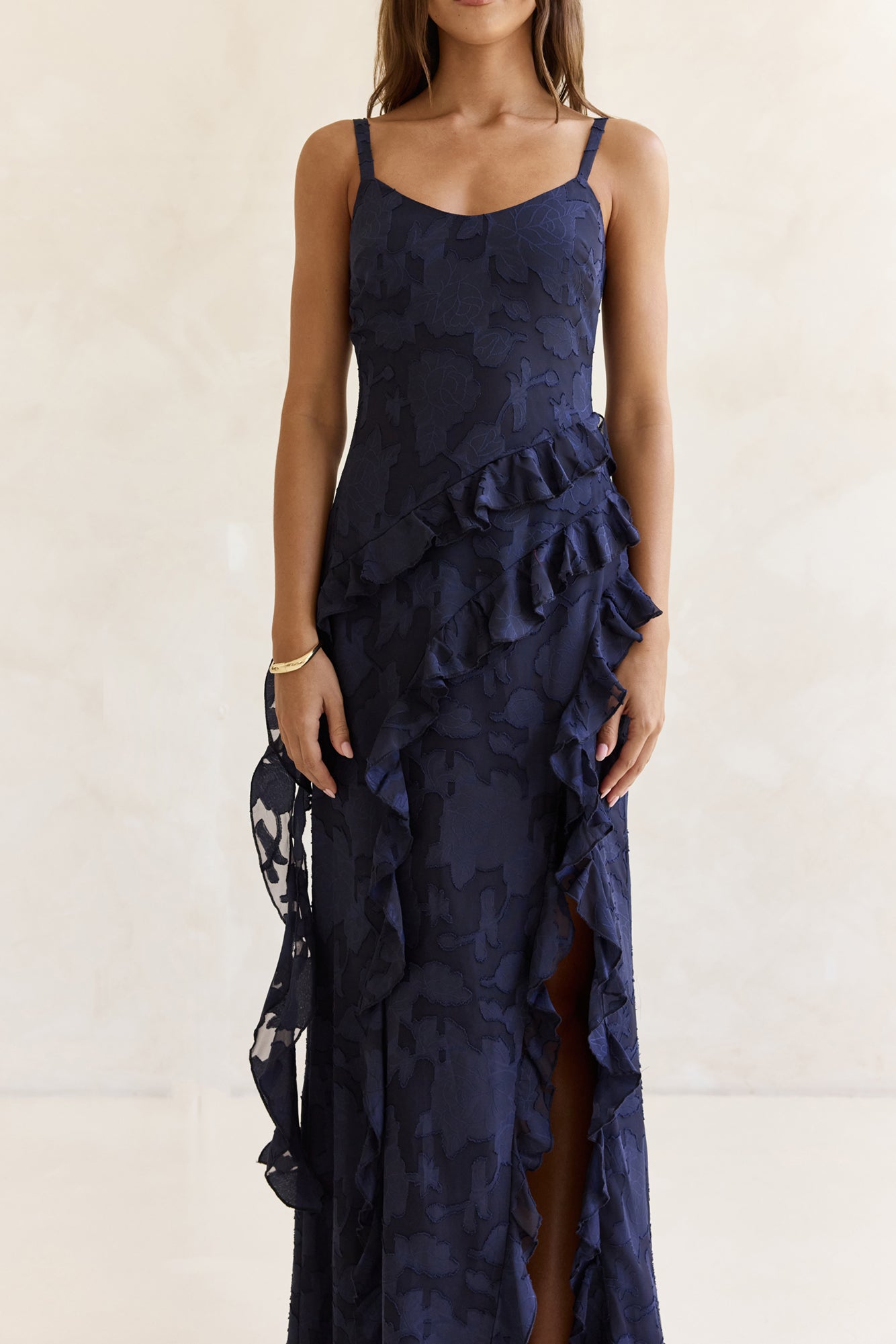 Urban Elegance Maxi Dress Navy