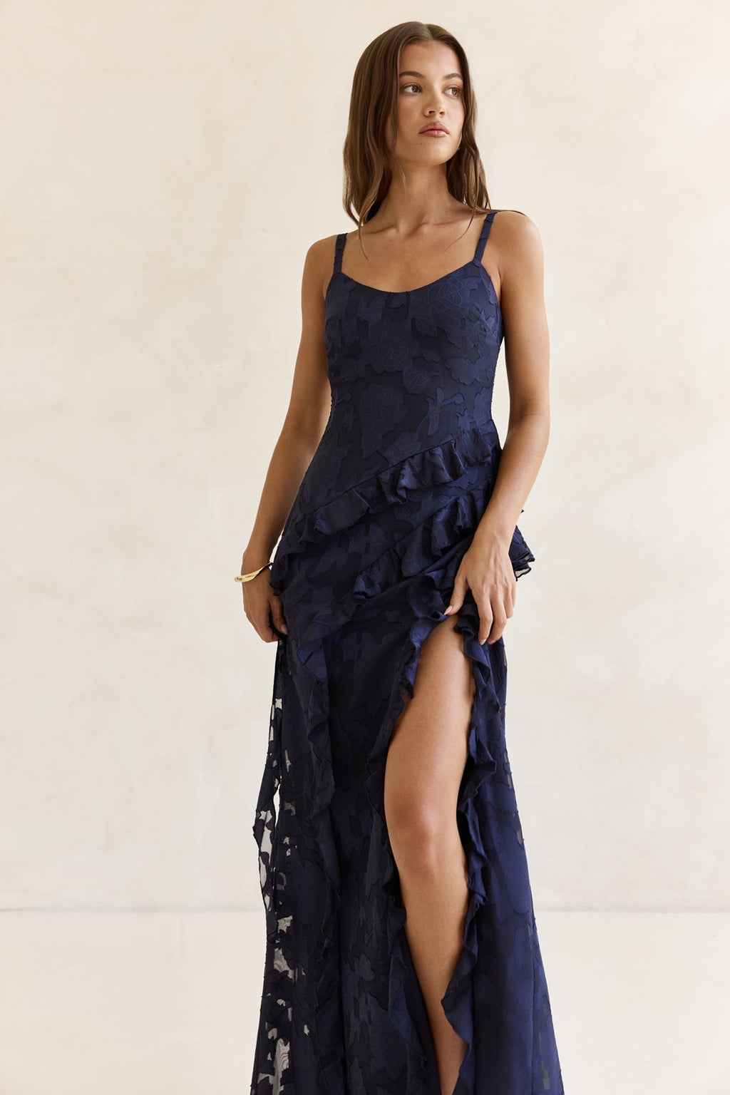 Urban Elegance Maxi Dress Navy