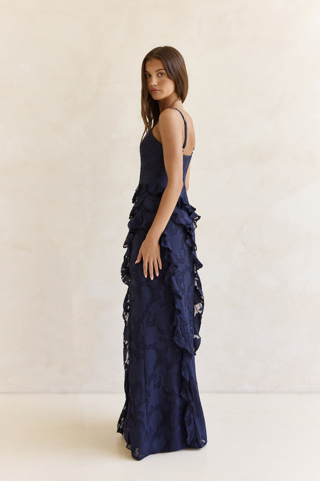 Urban Elegance Maxi Dress Navy