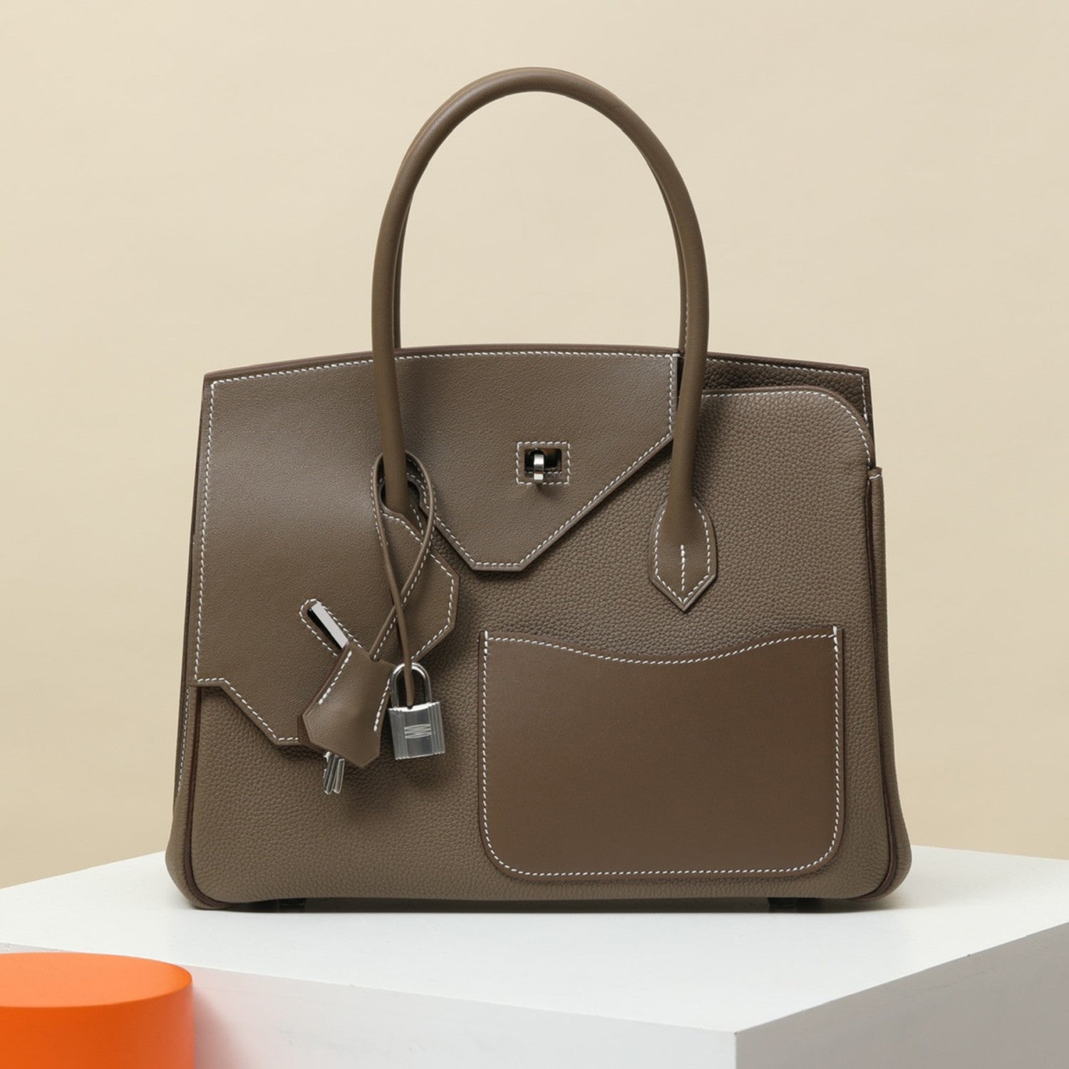 Hermes Limited Edition Birkin 30 Desordre Black And Silver Multicolor Luxury Fashion Handbag #81888A