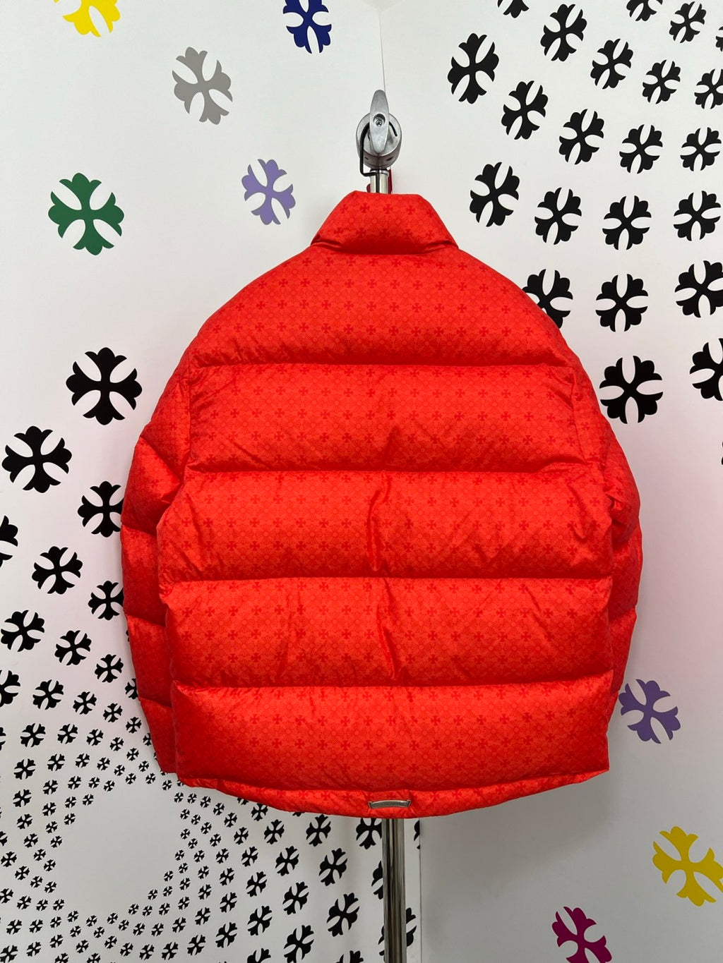 Chrome Hearts Red Goose Down Jacket #375548