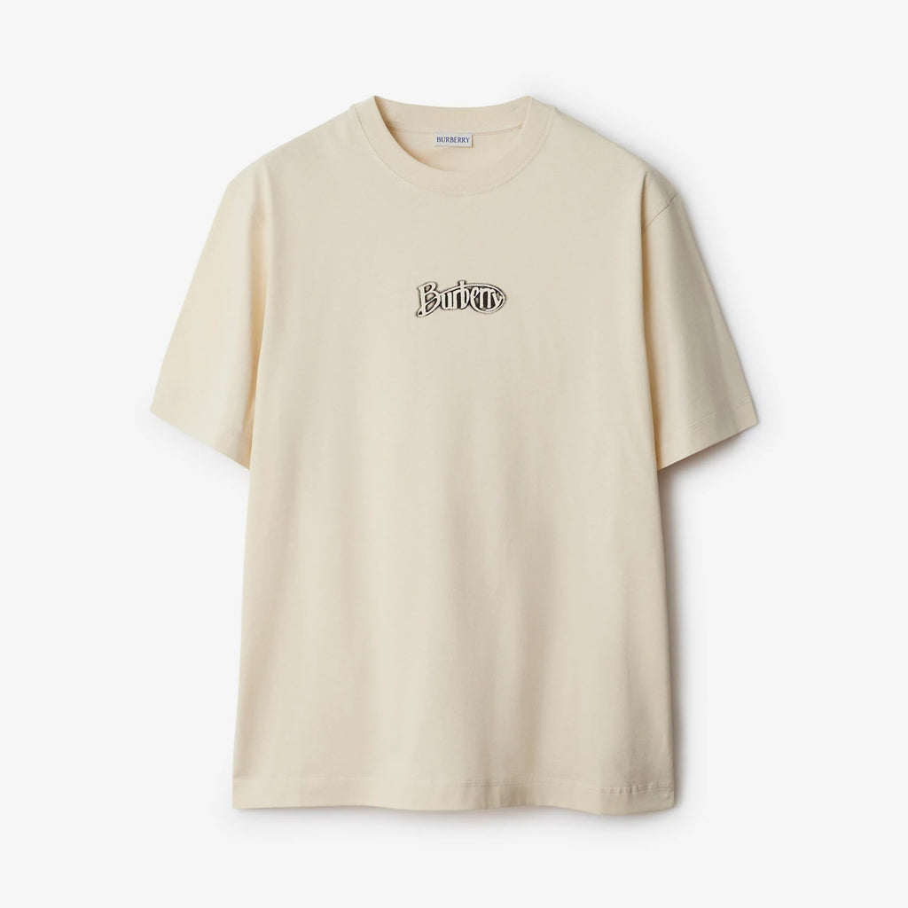 Burberry Men's Summer Logo Printed Cotton Short Sleeve Solid Color Round Neck Pullover T-Shirt #76213