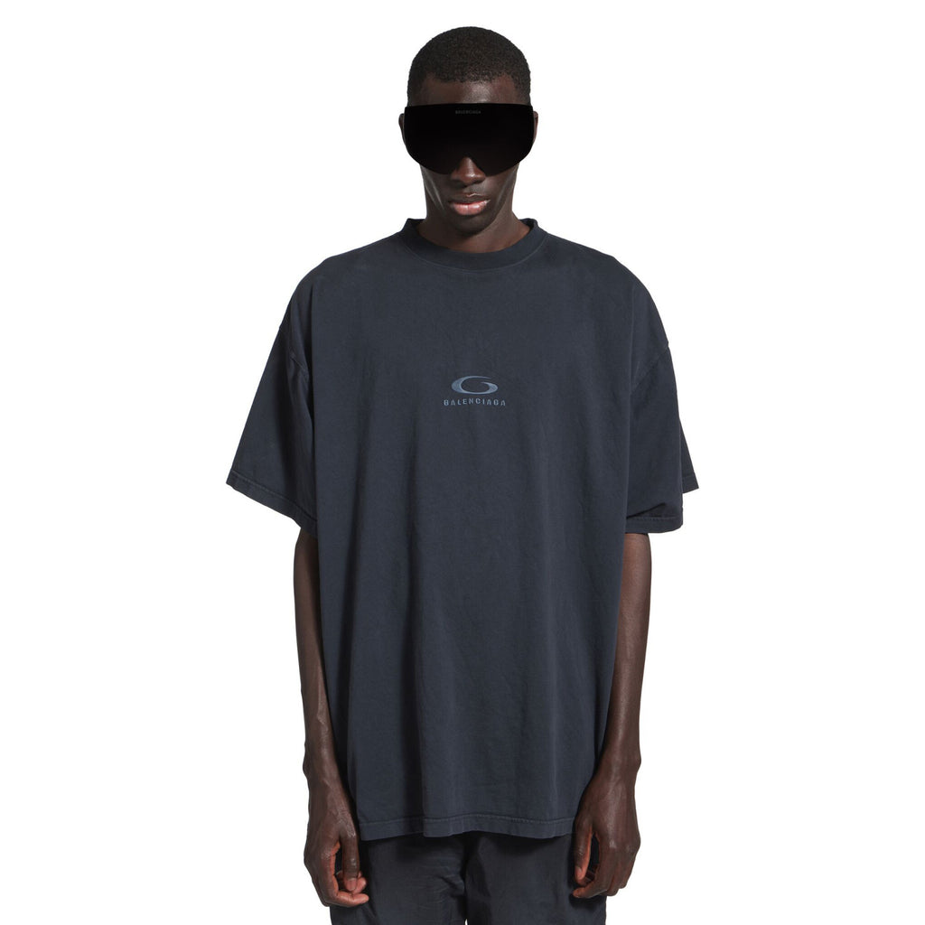 Balenciaga ﻿﻿LOOP SPORTS ICON Men's Summer Fashion Casual Crew Neck Pullover Solid Color Embroidered Crew Neck Short Sleeve T-Shirt #78872