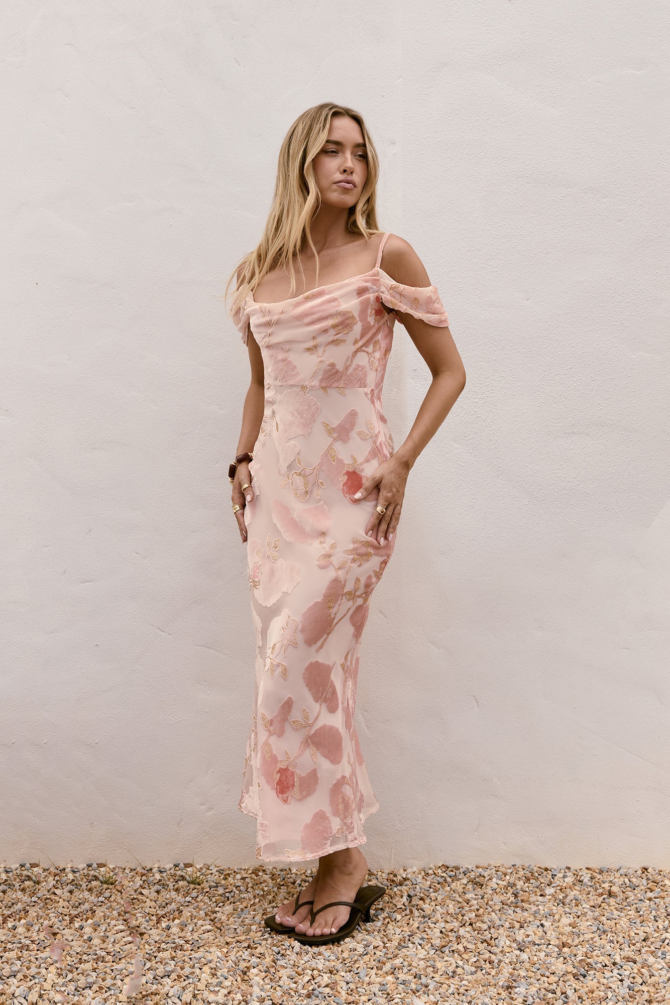 Hold My Heart Maxi Dress Pink