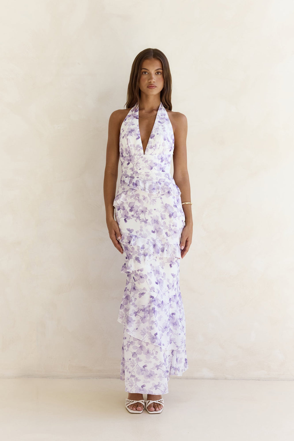 Need For Love Halter Maxi Dress Purple