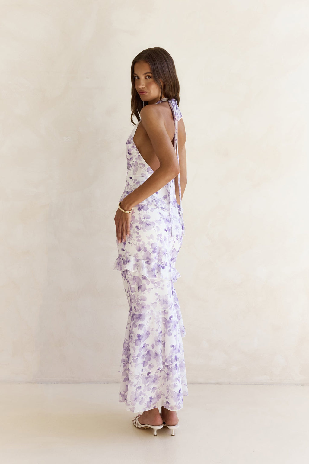 Need For Love Halter Maxi Dress Purple