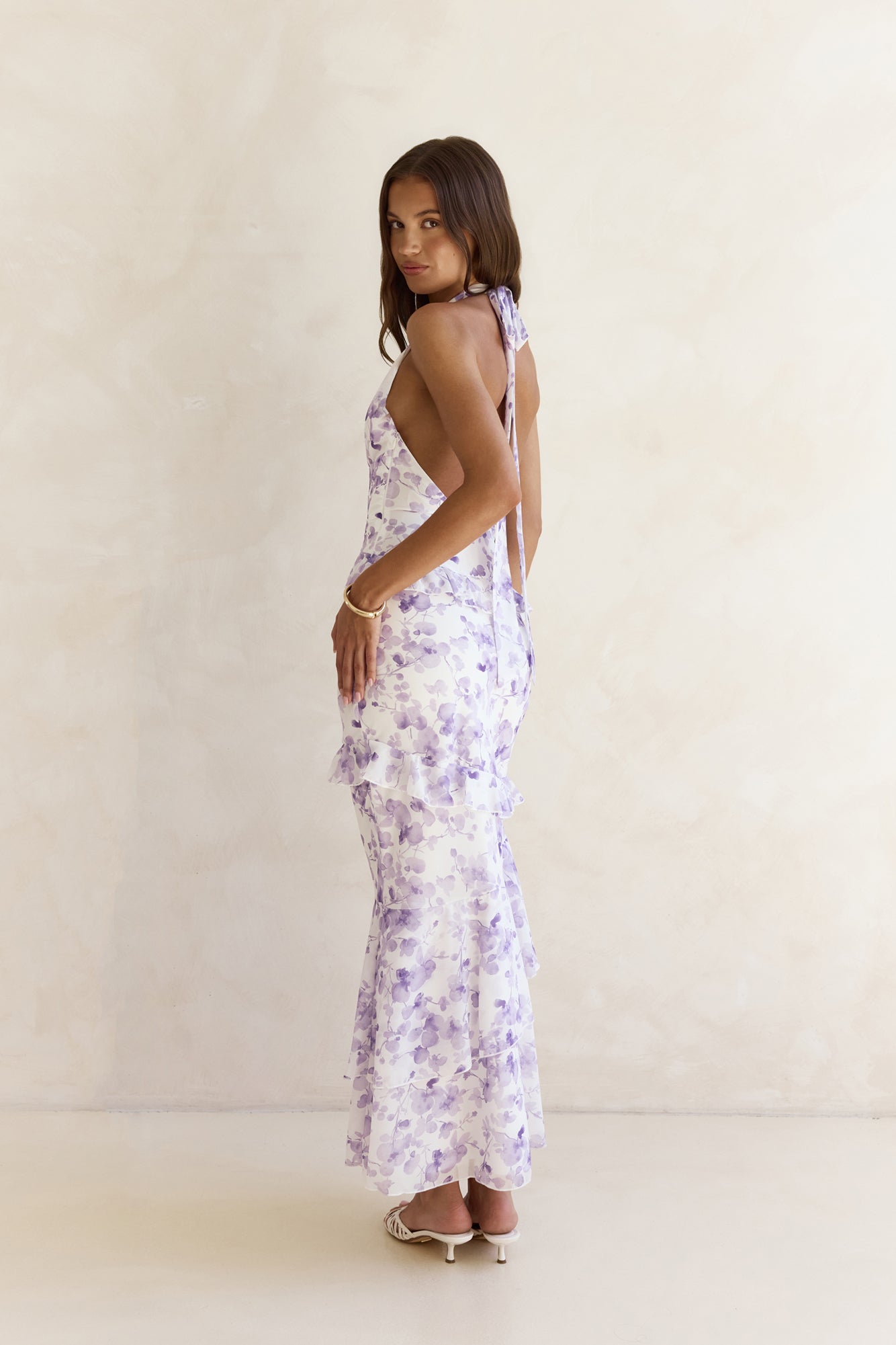 Need For Love Halter Maxi Dress Purple