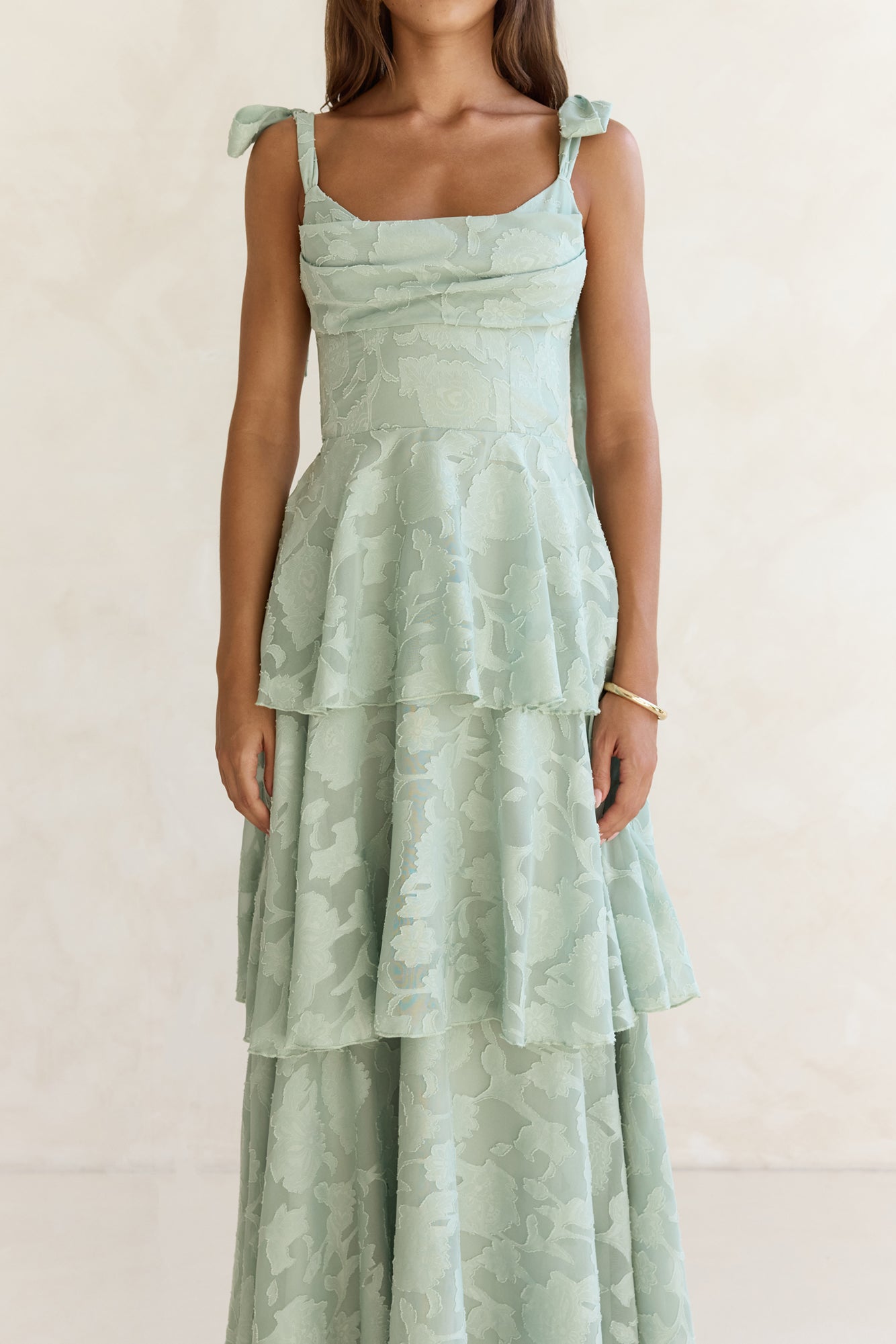 Meadow Of Dreams Maxi Dress Sage