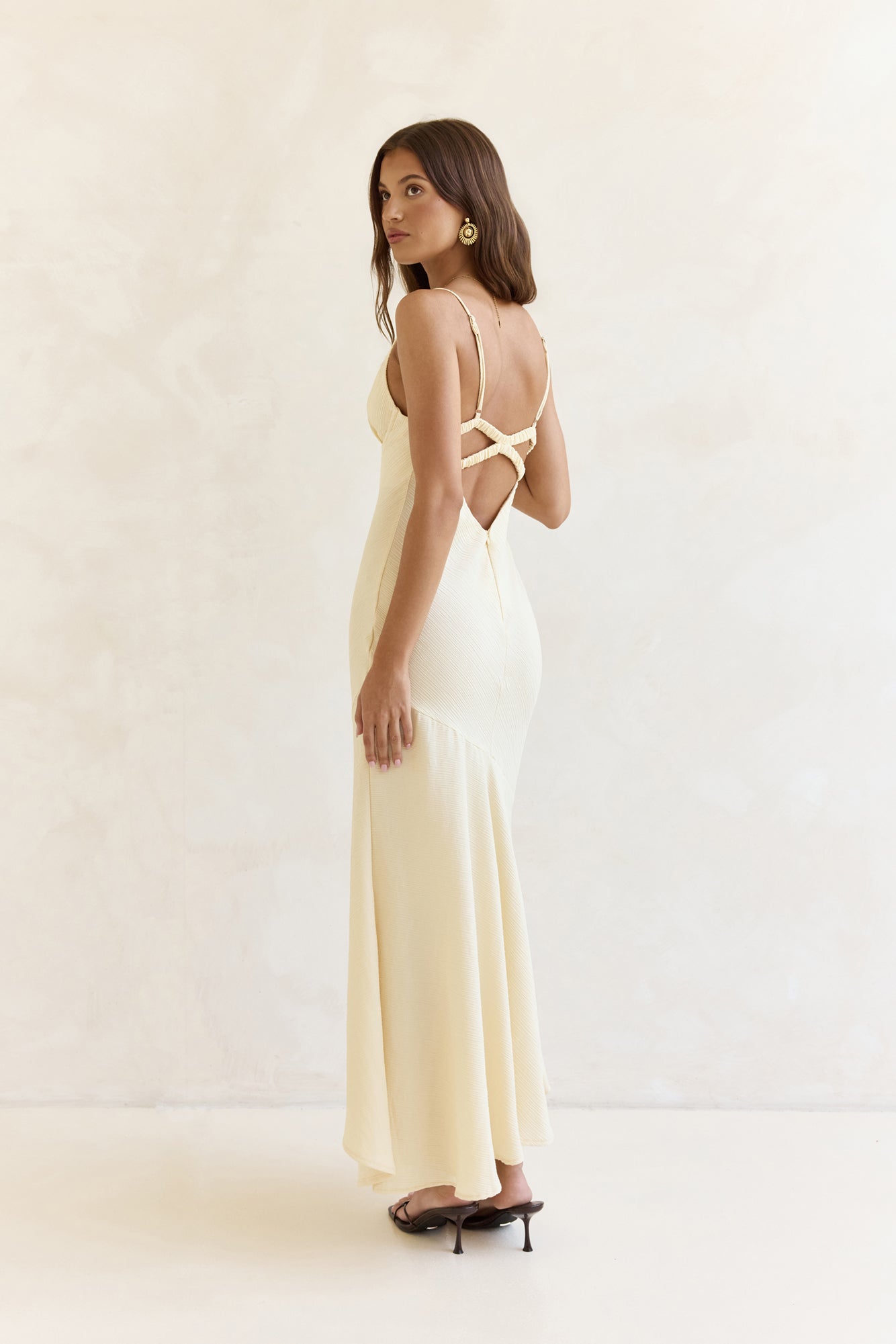 Moving Moments Maxi Dress Yellow