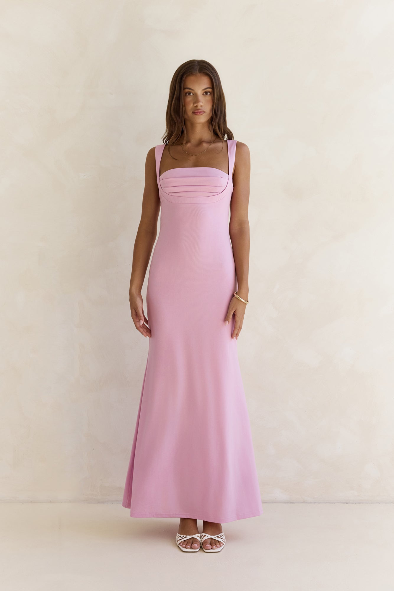 Spring In The Clouds Maxi Dress Lilac