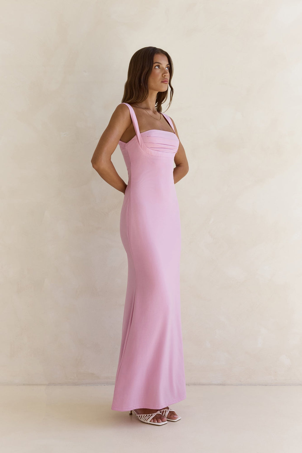Spring In The Clouds Maxi Dress Lilac
