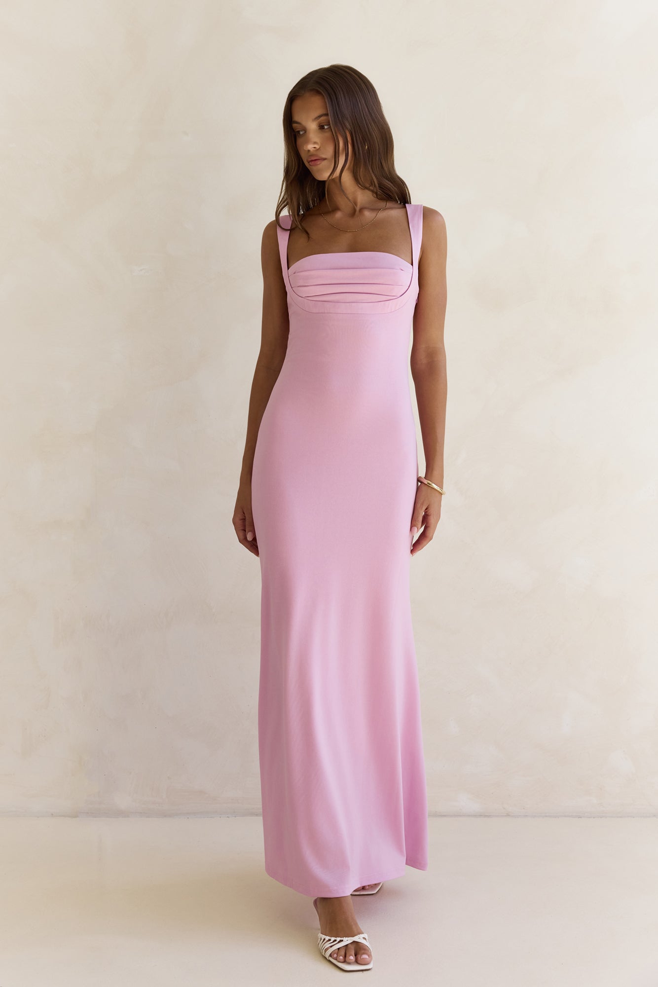 Spring In The Clouds Maxi Dress Lilac