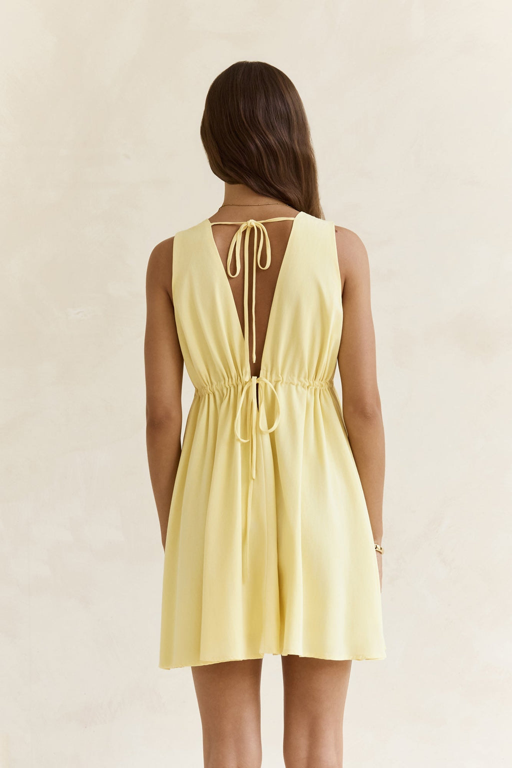 Spritz Of The Sun Mini Dress Yellow