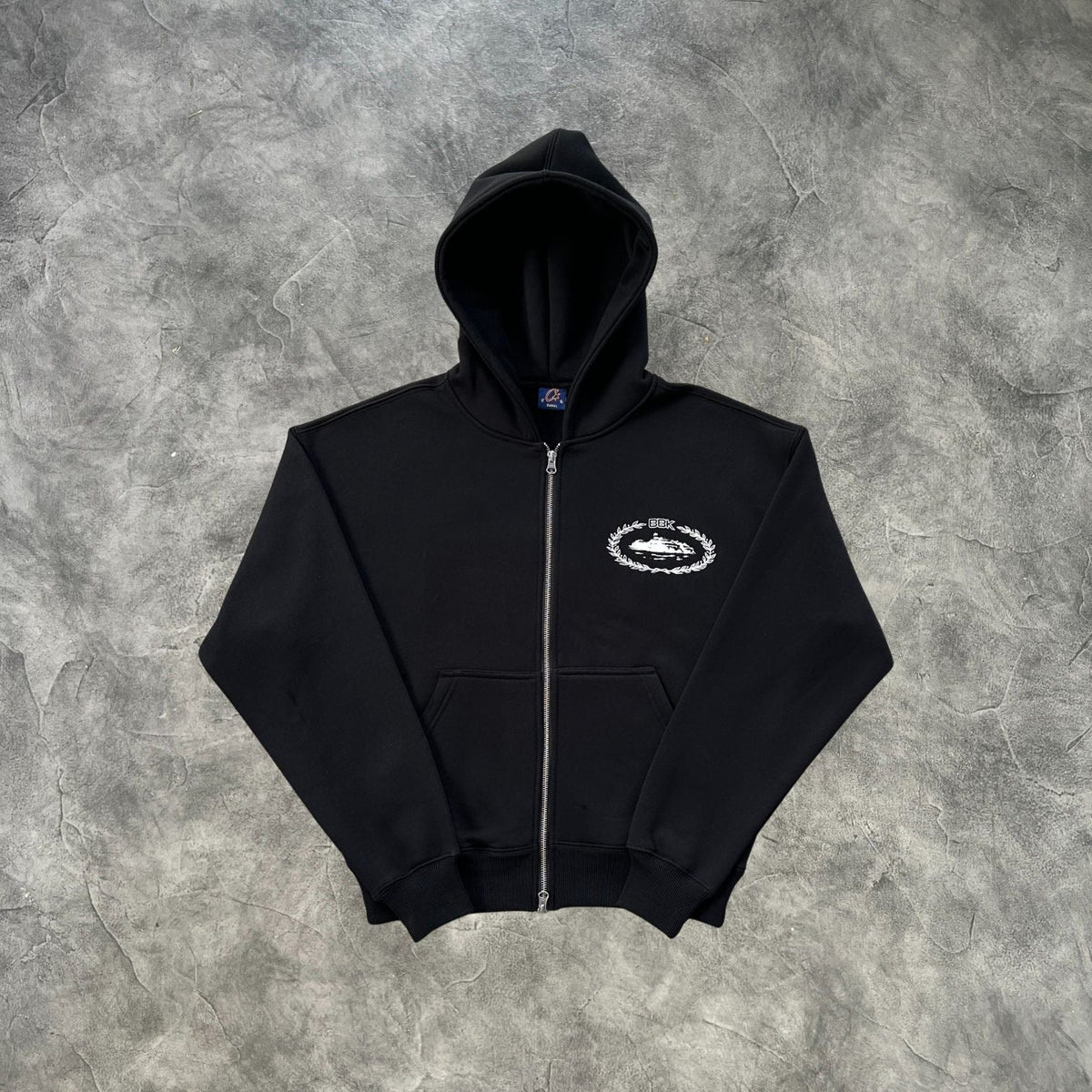 Corteiz BBK Royale Zip-Up Tracksuit Black