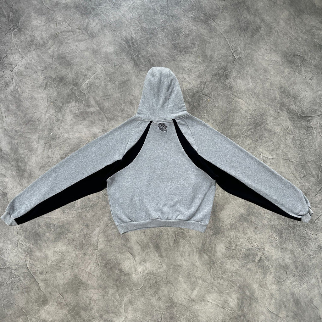 Mertra Colorblock Sports Tracksuit Grey