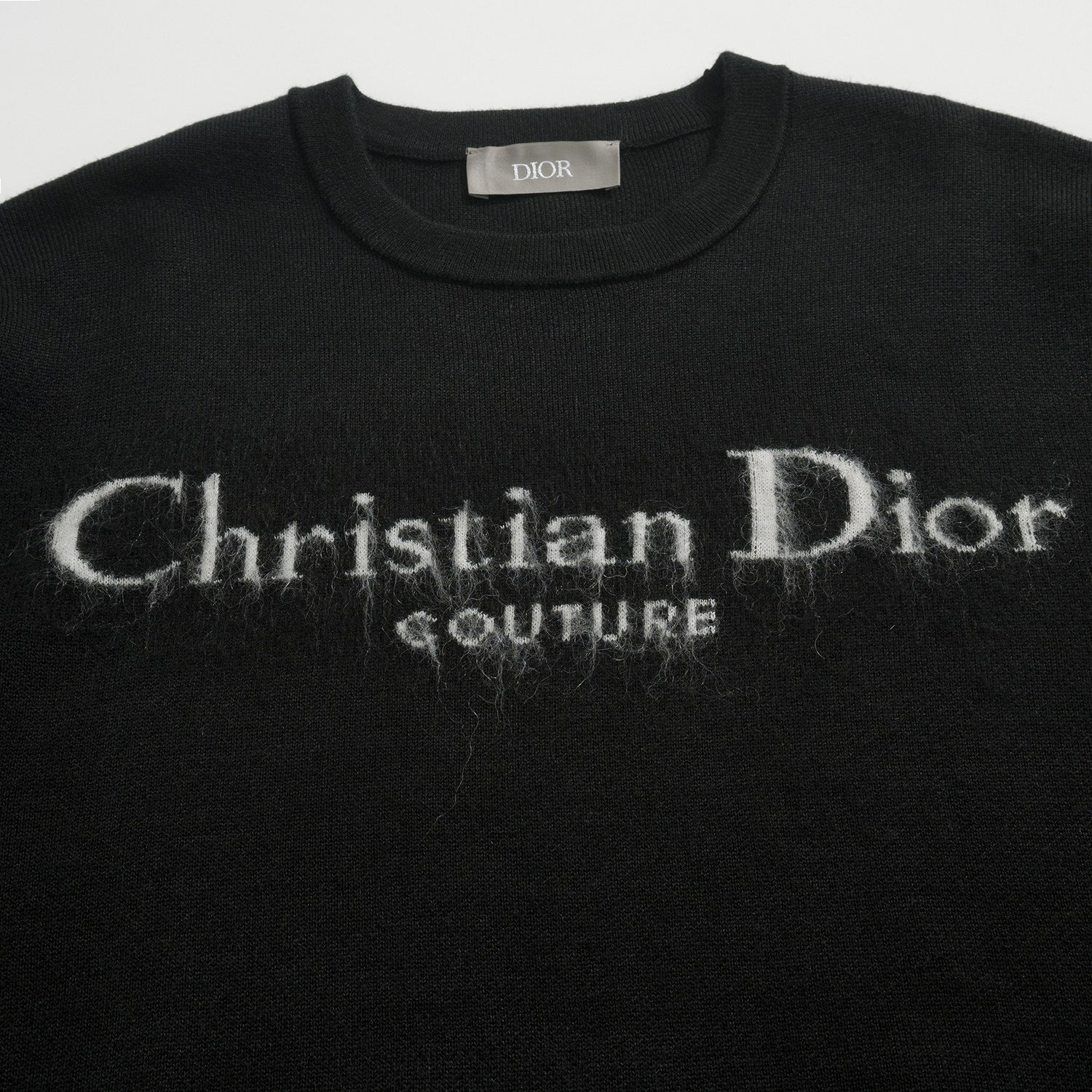 Dior Men's Autumn and Winter Solid Color Logo Letter Embroidery Round Neck Long Sleeve Sweater #73469