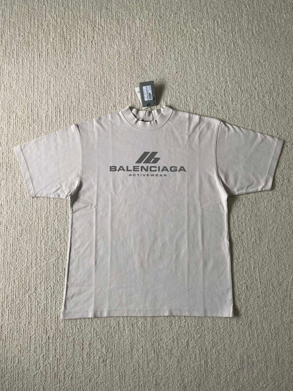 Balenciaga Men's and Women's Summer Solid Color Letter Printed Round Neck Cotton Short Sleeve T-Shirt #99688