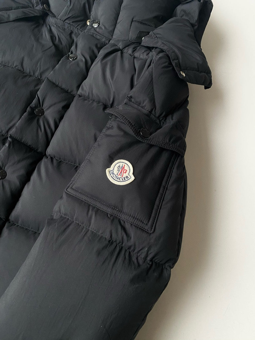 Moncler Men's Winter Solid Color Hooded Zipper Long Sleeve Puffer Down Jacket #74216