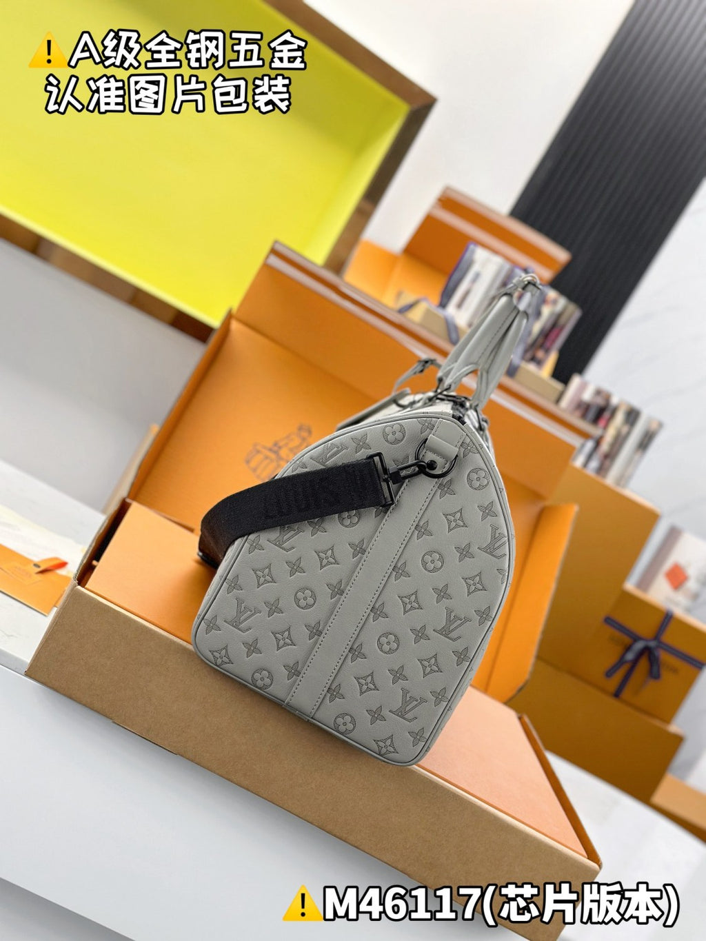 Louis Vuitton Keepall Bandoulière 50 Men's And Women's Detachable Adjustable Shoulder Strap Zipper Closure Canvas with Leather Shoulder Slanting Tote Travel Bag Bags #76999