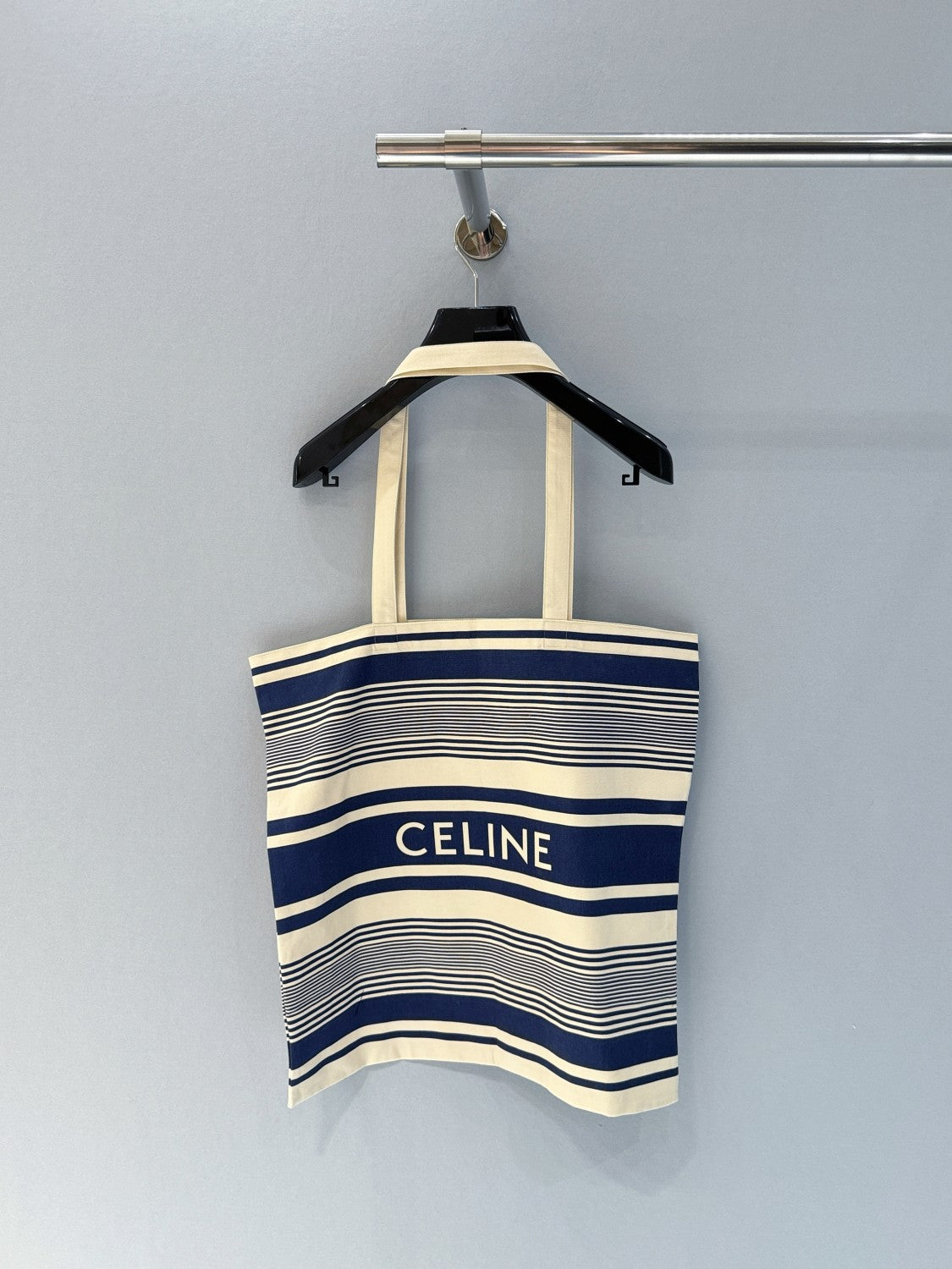 Celine Women's Striped Letter Print Casual Single Shoulder Tote Bag Bags (One Large and One Small Combination) #76985