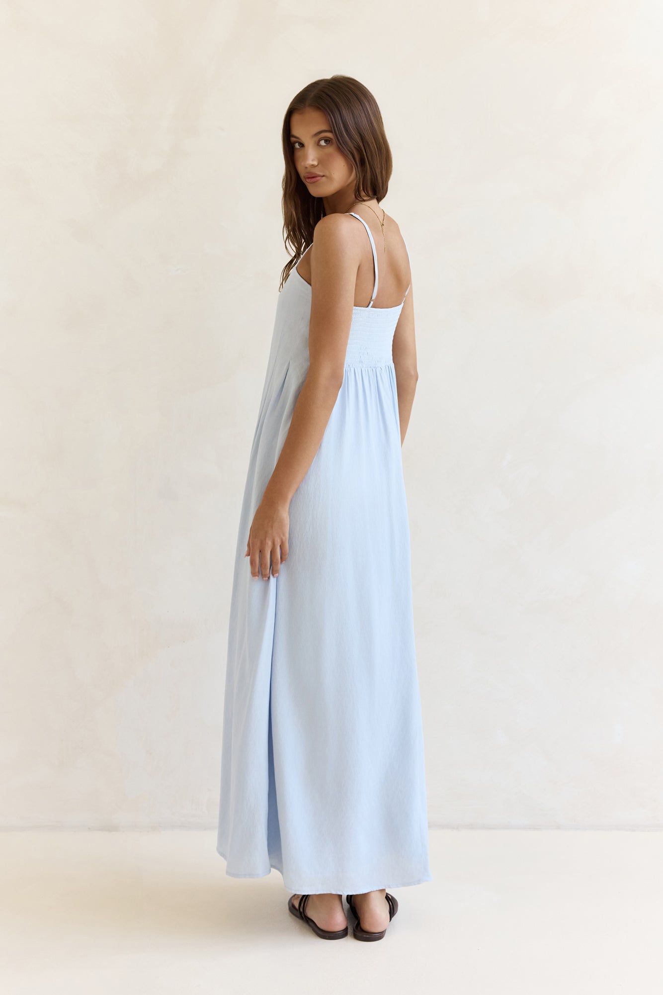 Highrise Skies Maxi Dress Blue