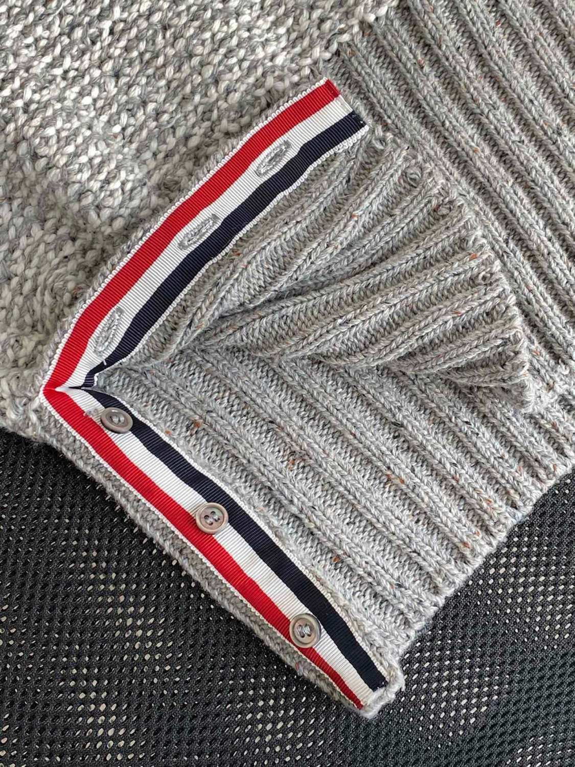 Thom Browne Men's Women's Autumn And Winter Knitted Pullover Solid Color Long Sleeve Wool Sweater Ngvp #9515