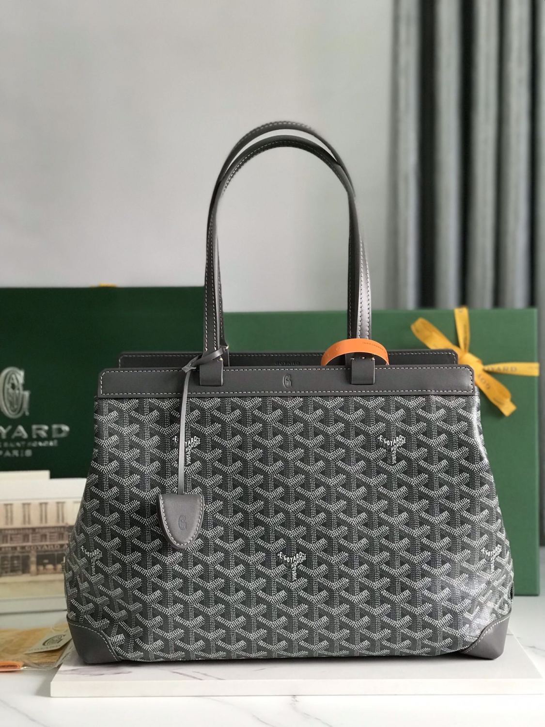 Goyard Bellechasse Biaude Small Tote Bag Commuter Series Everyday And Business Commuting Handbag/shoulder Bag Sandstone Y-shaped Graffiti Bag Bags #196803