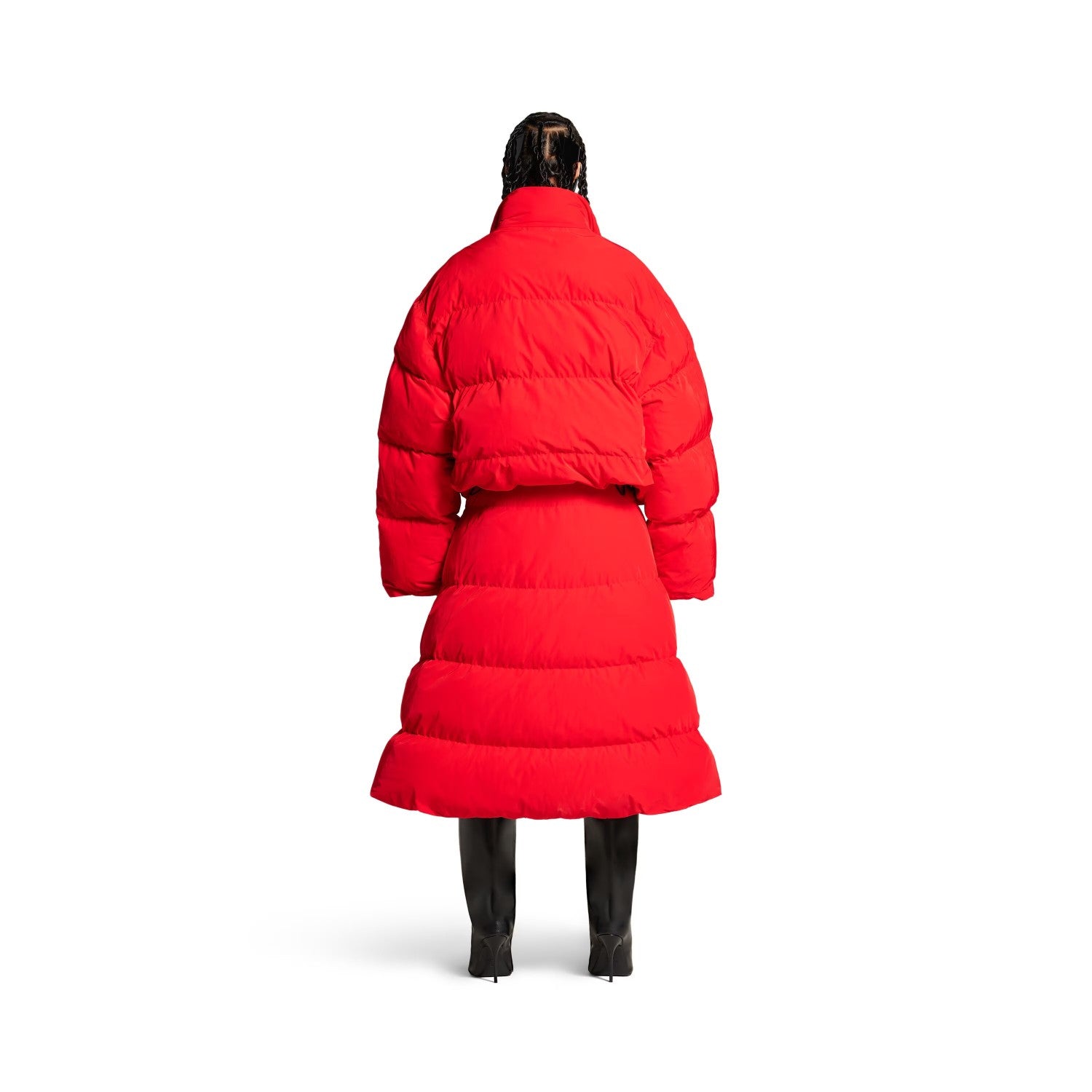 Balenciaga Men's And Women's Winter Retro Solid Color Reversible Loose Short Down Jacket Coat Ngvp #9731