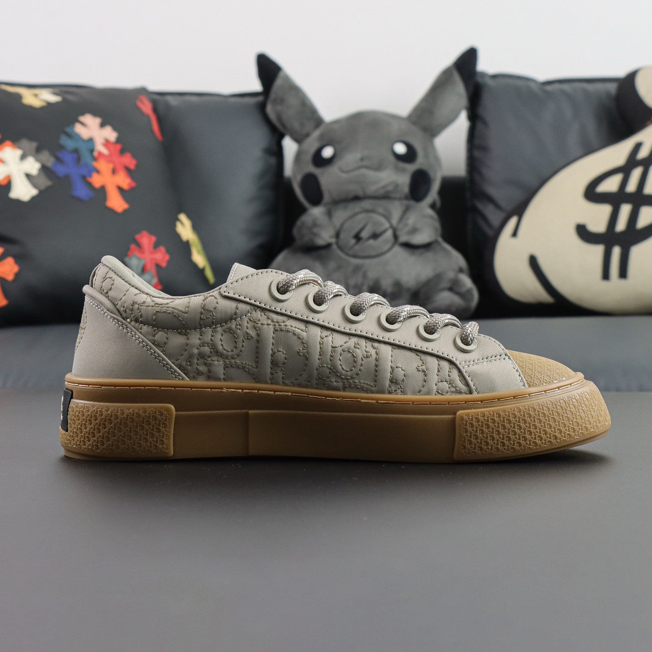 Dior STONE ISLAND x DIOR Men's And Women's Spring/summer Fashion Casual Round-toe Lace-up Low-top Sneakers Shoes #78179