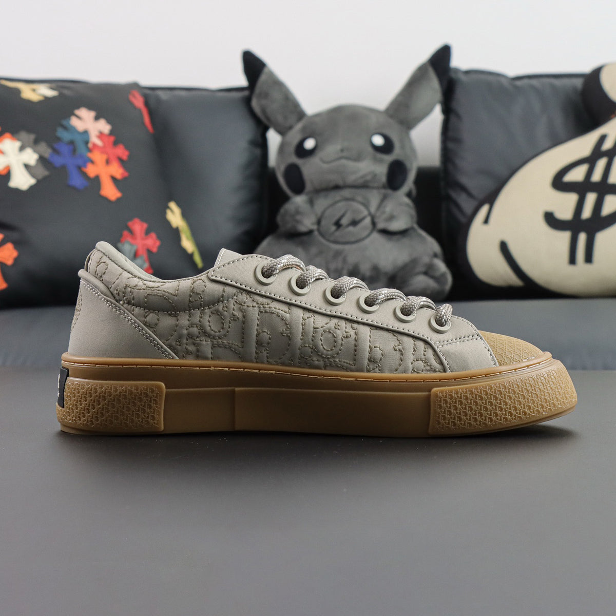 Dior STONE ISLAND x DIOR Men's And Women's Spring/summer Fashion Casual Round-toe Lace-up Low-top Sneakers Shoes #78179