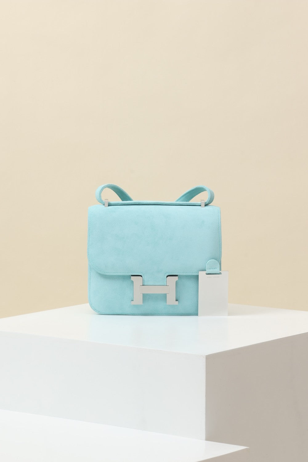Hermès Suede Backpack Crossbody Bag #381136